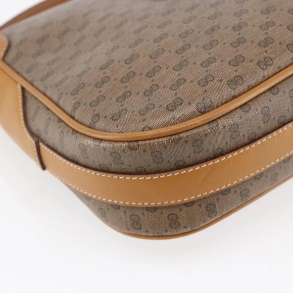 GUCCI Micro GG Supreme Web Sherry Line Bag PVC Beige 001 115 0914 Auth BA7111 - Picture 5 of 16